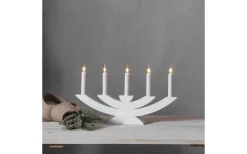 Star Trading Navida Ljusstake 24cm Vit* Visa Alla Adventsljusstakar|Adventsljusstakar 0-30 Cm