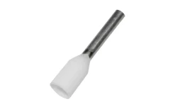 Malmbergs Ändhylsa, Isolerad, 0,75 mm², Vit, 100 st/frp* Kontaktpressning