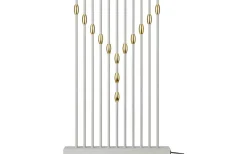 Visa Alla Adventsljusstakar|Adventsljusstakar 31-60 Cm<Markslojd Necklace Adventsljusstake 11L 49cm Vit/Guld