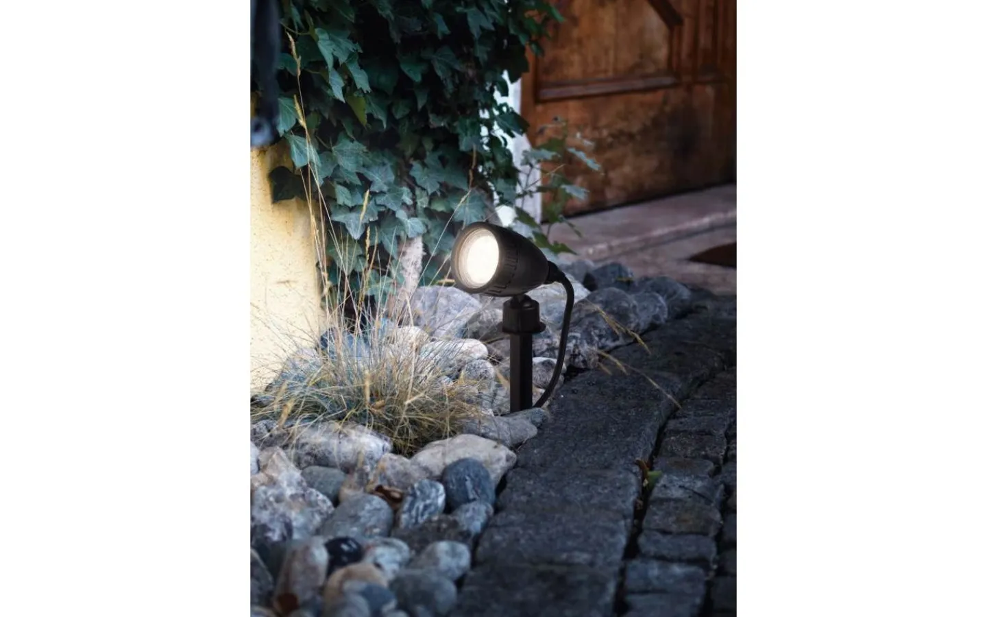 Markbelysning<Eglo Nema 1 Markspotlight GU10 LED 3000K 3W Svart IP44