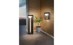 Pollare & Grindlyktor<Eglo Nembro Pollare 80cm LED 3000K 10W Svart IP54