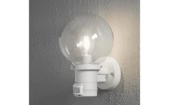 Vägglyktor<Konstsmide Nemi Vägglykta Rörelsevakt Vit IP44