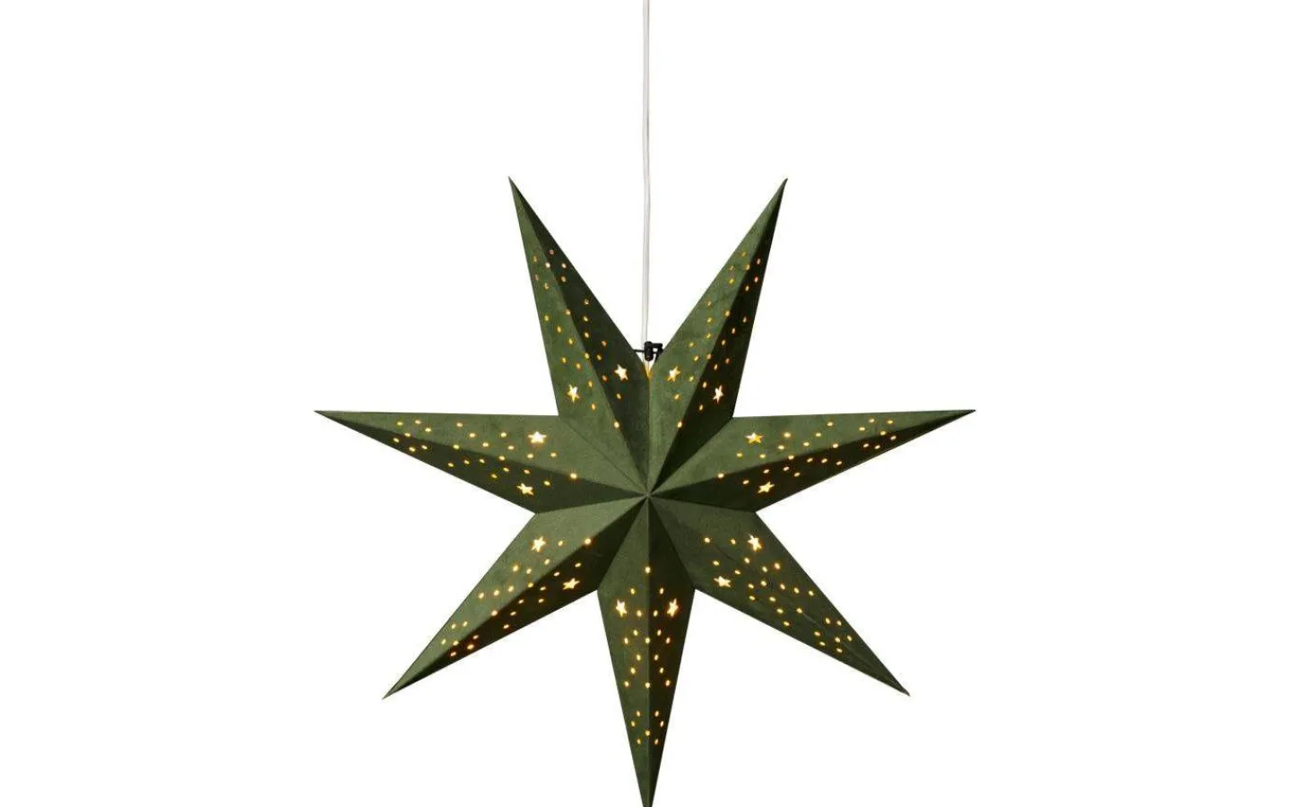 Konstsmide Neo Julstjärna 60cm Grön Sammet* Visa Alla Julstjärnor|Julstjärnor Med Sladd