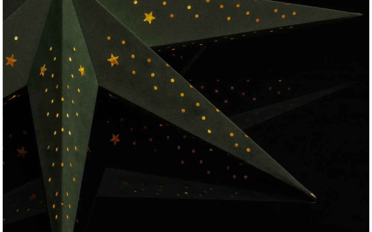 Konstsmide Neo Julstjärna 60cm Grön Sammet* Visa Alla Julstjärnor|Julstjärnor Med Sladd