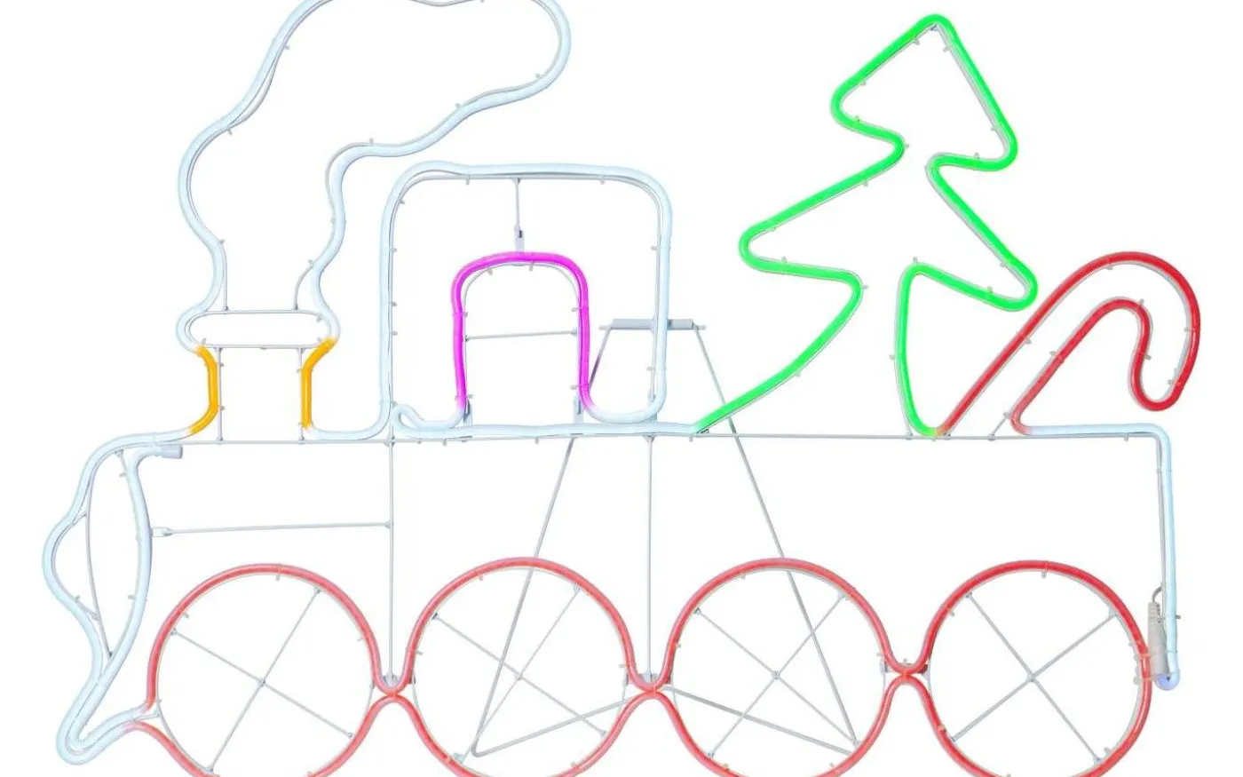 Neoled Batteridriven Siluett Ånglok IP44