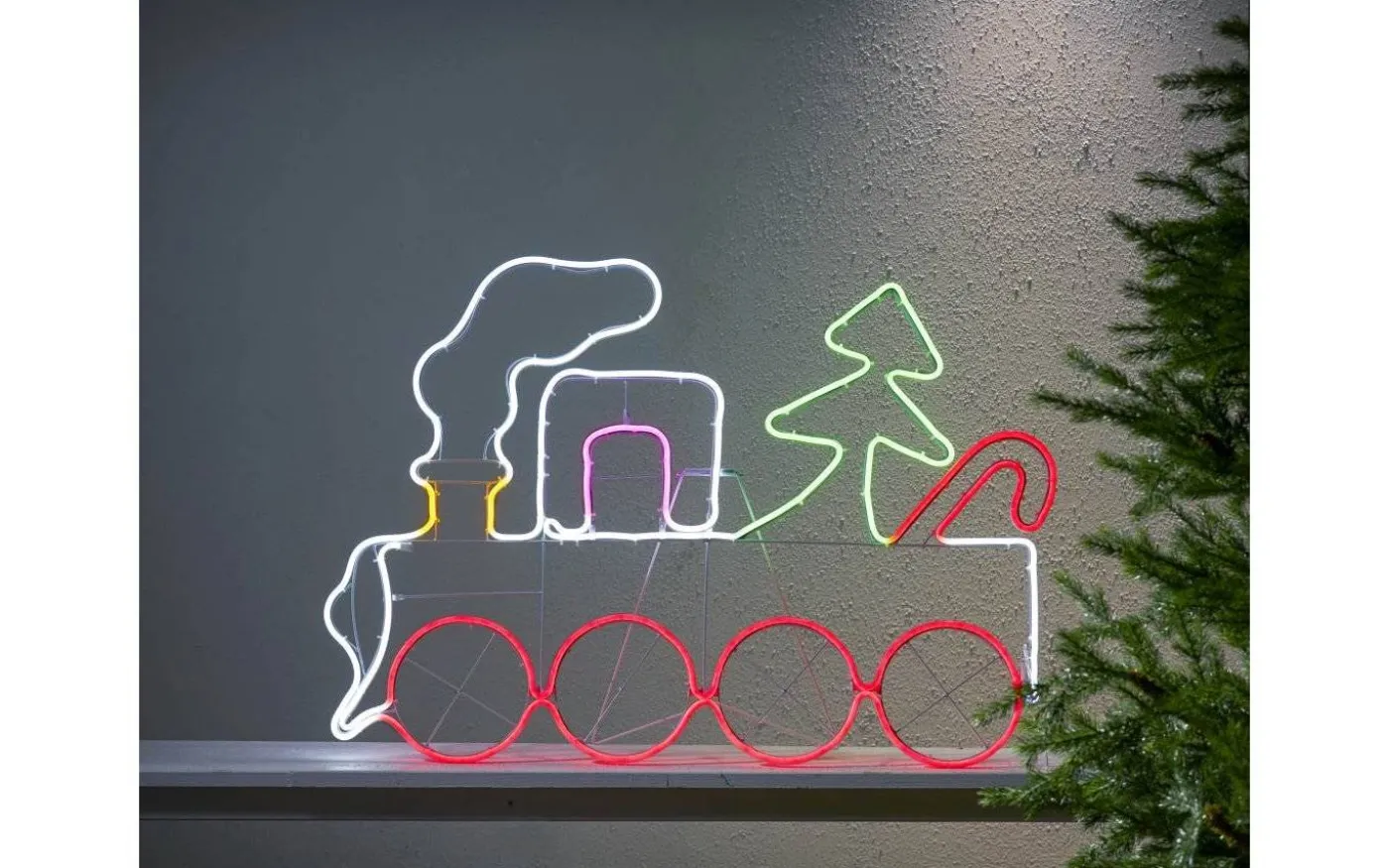 Neoled Batteridriven Siluett Ånglok IP44