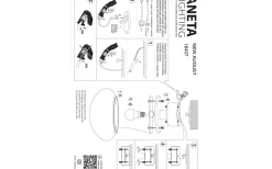 Aneta New August Plafond 27cm Silver* Plafonder