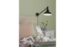 Kök & Matplats|Läslampor<Cottex New Haven Vägglampa 60cm Antik Svart