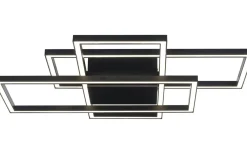 Hall & Trappa|Sovrum<Aneta New York Plafond 70cm LED 45W 3000K Svart