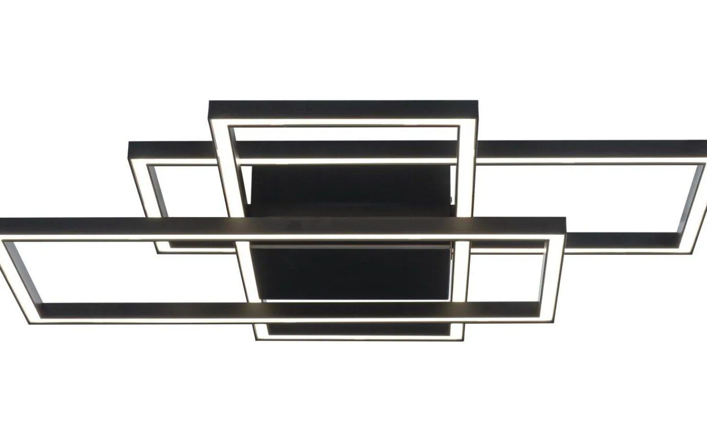 Hall & Trappa|Sovrum<Aneta New York Plafond 70cm LED 45W 3000K Svart