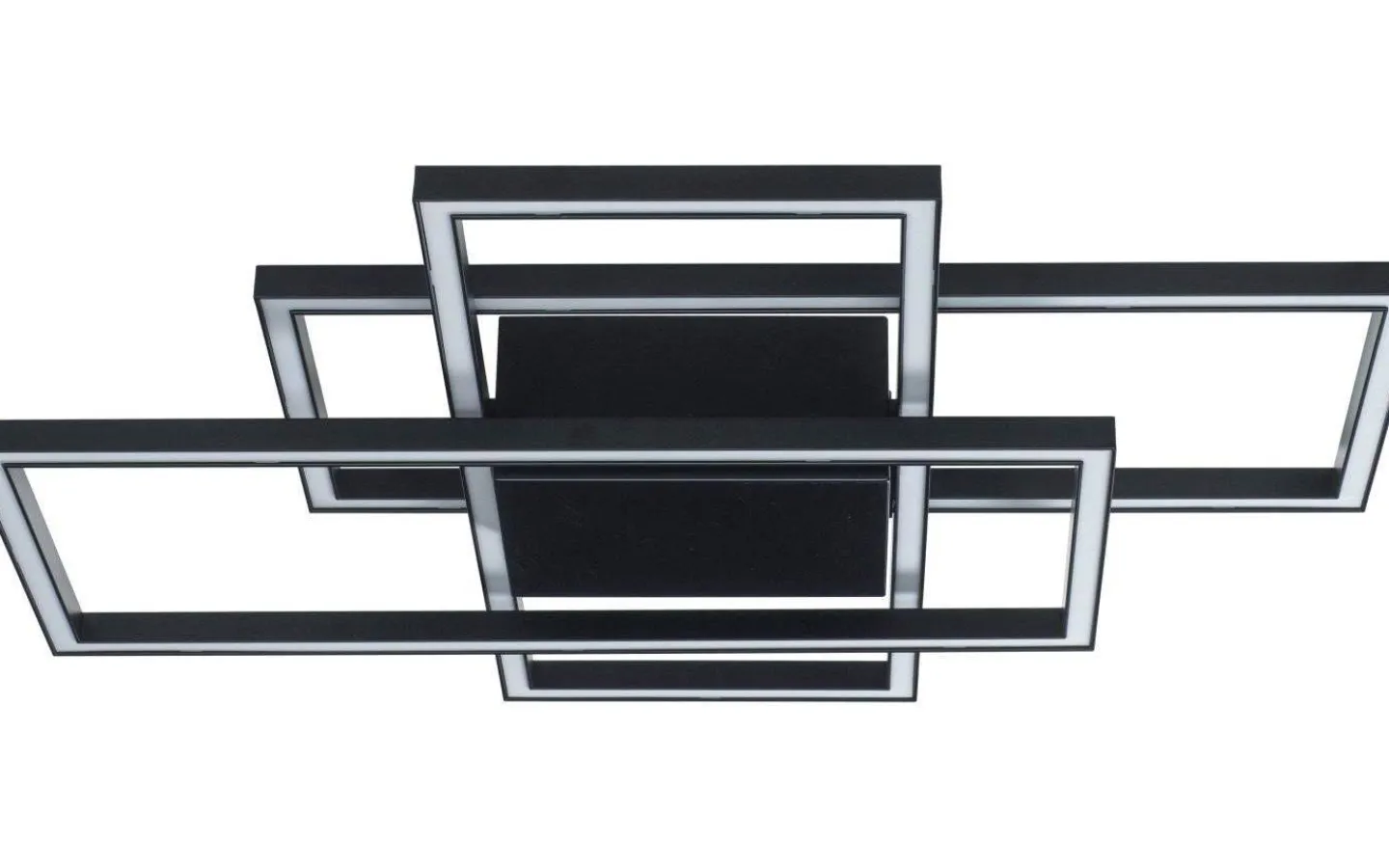 Hall & Trappa|Sovrum<Aneta New York Plafond 70cm LED 45W 3000K Svart