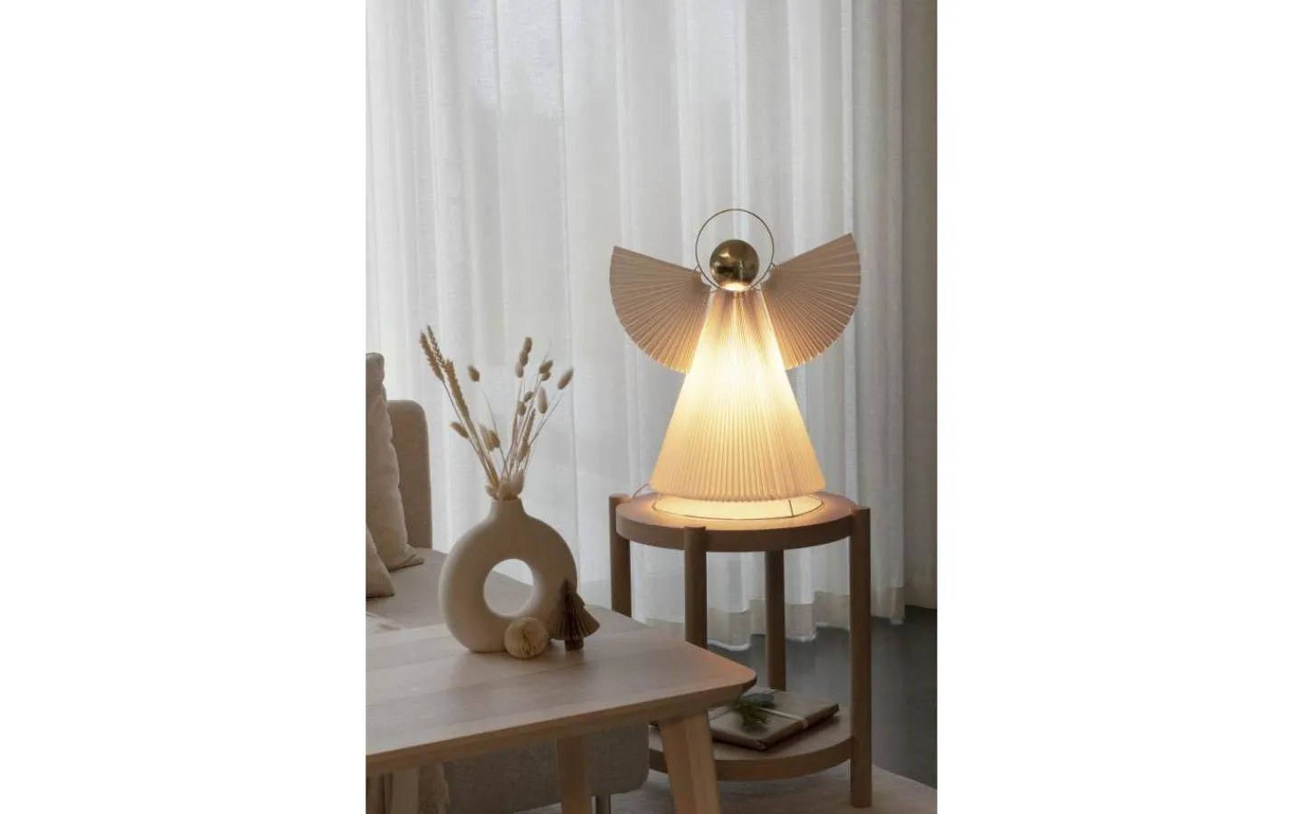Julpynt Inomhus<Konstsmide Ängel Bordslampa 54cm Vit