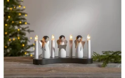 Visa Alla Adventsljusstakar|Adventsljusstakar 0-30 Cm<Star Trading Änglakör Adventsljusstake 4L
