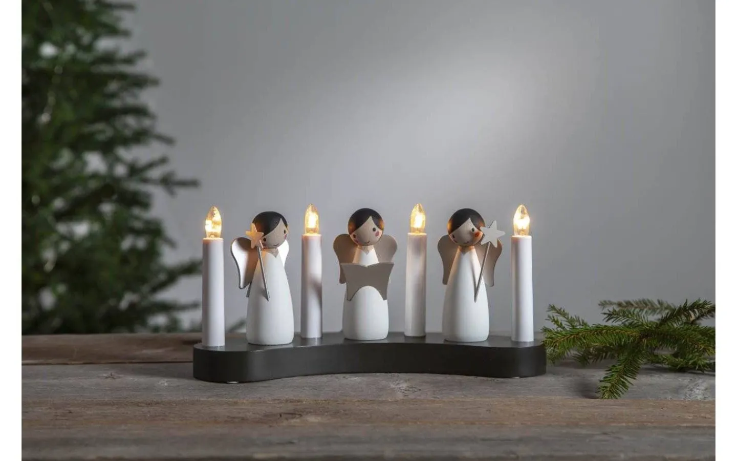 Visa Alla Adventsljusstakar|Adventsljusstakar 0-30 Cm<Star Trading Änglakör Adventsljusstake 4L