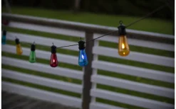 Ängsblomma Partyslinga 4,5m 10L Färgade utbytbar LED IP44