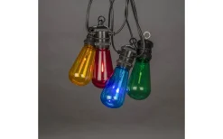 Ängsblomma Partyslinga 4,5m 10L Färgade utbytbar LED IP44