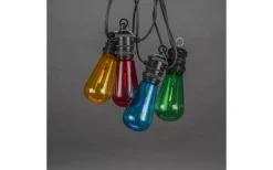 Ängsblomma Partyslinga 4,5m 10L Färgade utbytbar LED IP44