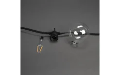 Konstsmide Ängsblomma Partyslinga 4,5m 10L Amber utbytbar LED IP44* Partyslingor Utomhus 230V|Partyslingor Utomhus 230V