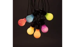 Konstsmide Ängsblomma Partyslinga 4,5m 10L Pastellfärgad utbytbar LED IP44* Partyslingor Utomhus 230V|Partyslingor Utomhus 230V