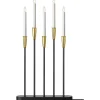 Markslojd Nice Adventsljusstake 5L 64cm Svart/Mässing* Visa Alla Adventsljusstakar|Adventsljusstakar 61-120 Cm