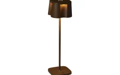 Konstsmide Nice Uppladdningsbar Bordslampa 36cm Rost IP54* Uppladdningsbara Lampor Utomhus|Uppladdningsbara Lampor Utomhus