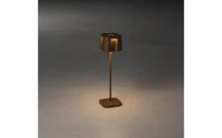 Konstsmide Nice Uppladdningsbar Bordslampa 36cm Rost IP54* Uppladdningsbara Lampor Utomhus|Uppladdningsbara Lampor Utomhus