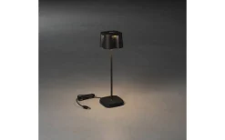 Uppladdningsbara Lampor Utomhus|Uppladdningsbara Lampor Utomhus<Konstsmide Nice Uppladdningsbar Bordslampa 36cm Svart IP54