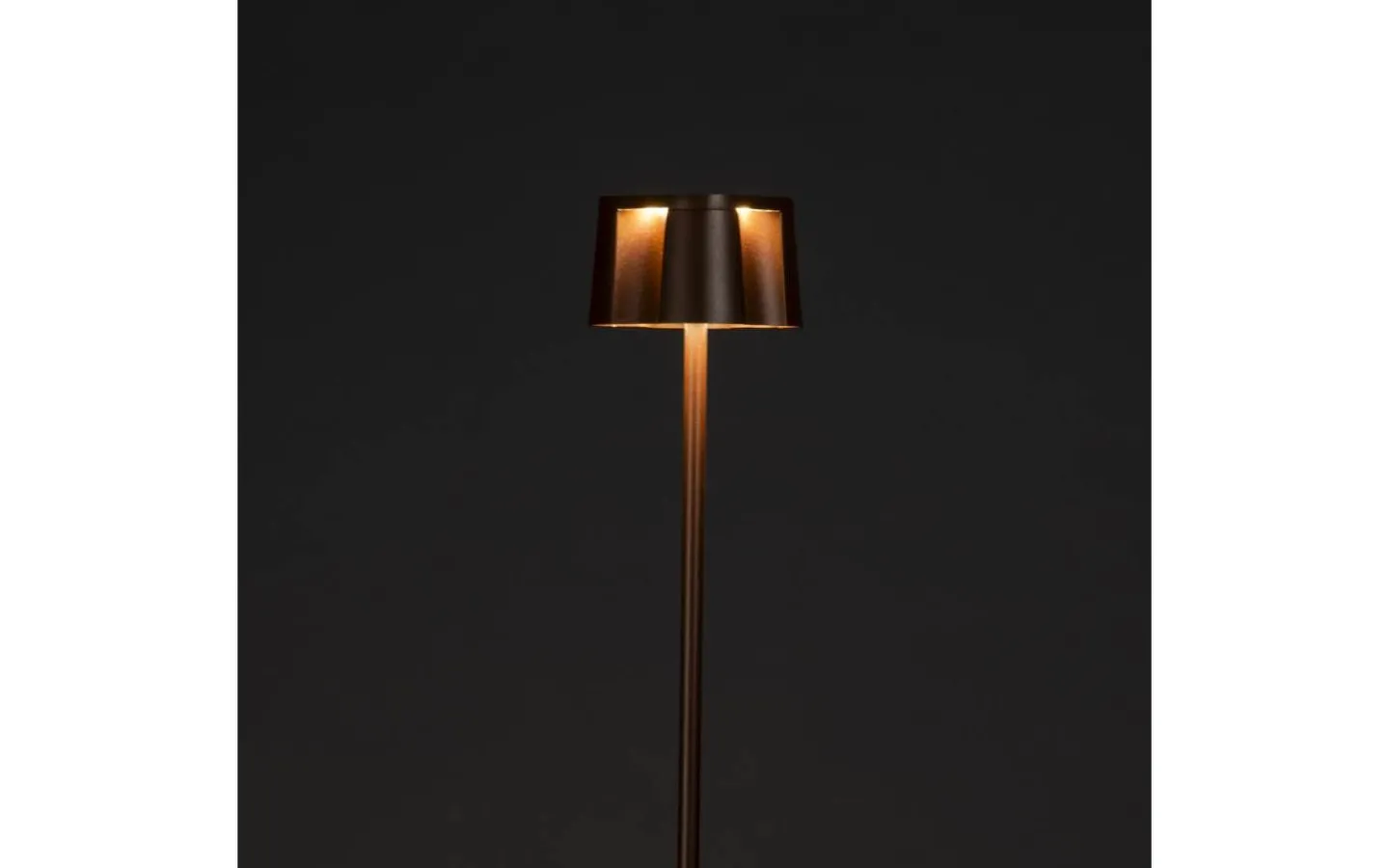 Uppladdningsbara Lampor Utomhus|Uppladdningsbara Lampor Utomhus<Konstsmide Nice Uppladdningsbar Golvlampa LED 120cm Rost IP54