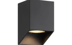 Upp Eller Nedljus Lampor|Vägglampor Utomhus<Nordlux Nico Square Vägglampa Svart IP54