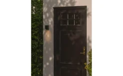 Upp Eller Nedljus Lampor|Vägglampor Utomhus<Nordlux Nico Square Vägglampa Svart IP54