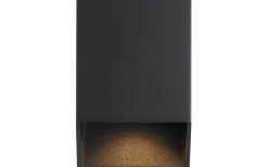 Upp Eller Nedljus Lampor|Vägglampor Utomhus<Nordlux Nico Square Vägglampa Svart IP54