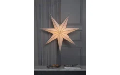 Nicolas Julstjärna 80cm Vit, Kabelfärg Guld