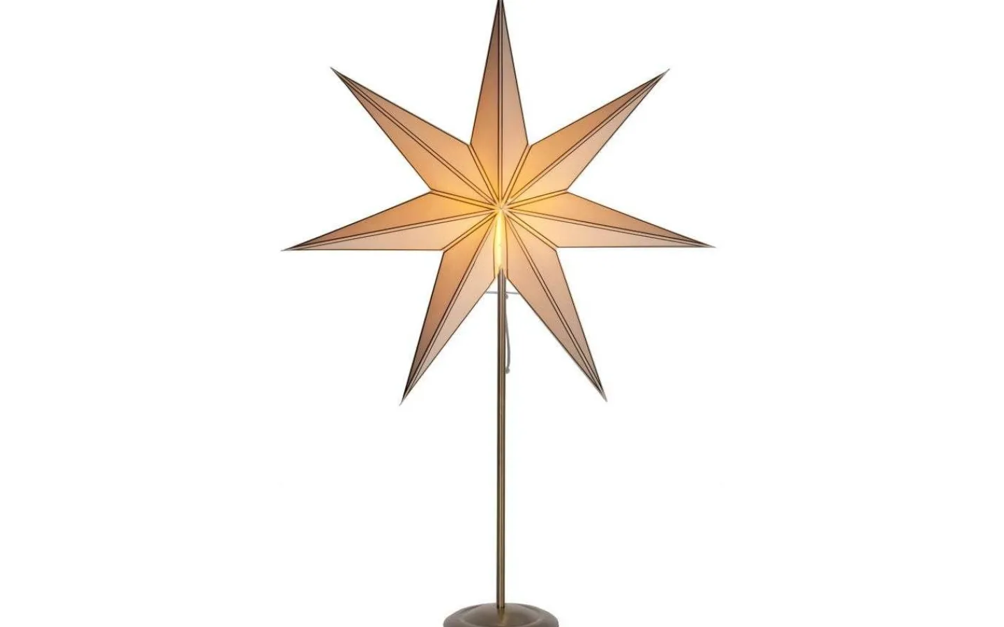 Star Trading Nicolas Julstjärna På Fot 88cm Antikmässing* Visa Alla Julstjärnor|Julstjärnor På Fot