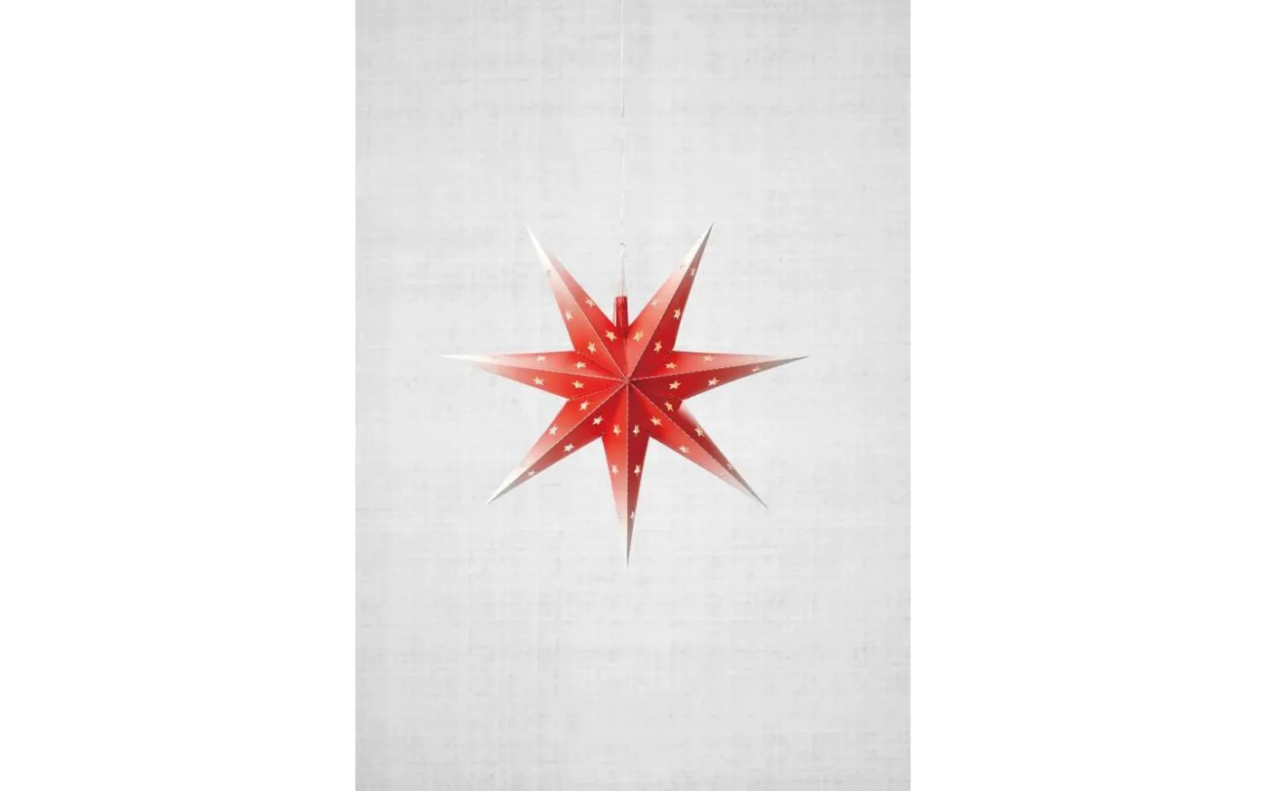 Nicolas Stjärna 45cm Röd IP44