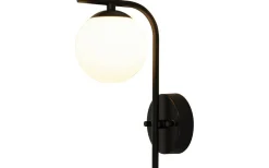 Badrumslampor Vägg|Lampetter<Aneta Nicosia Vägglampa Svart IP44