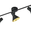 Reality Nina Spotlight 3-delad E14 svart* Avlånga Takspotlights|Takspot Med 3 Lampor