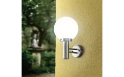 Vägglyktor<Eglo Nisia Fasadlykta Rostfritt Stål IP44