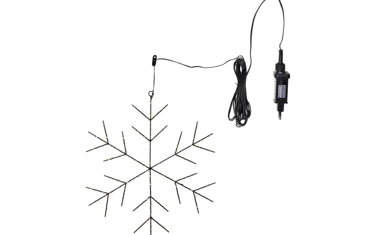 Julpynt Inomhus<Star Trading Niva Batteridriven Snöflinga LED 56cm