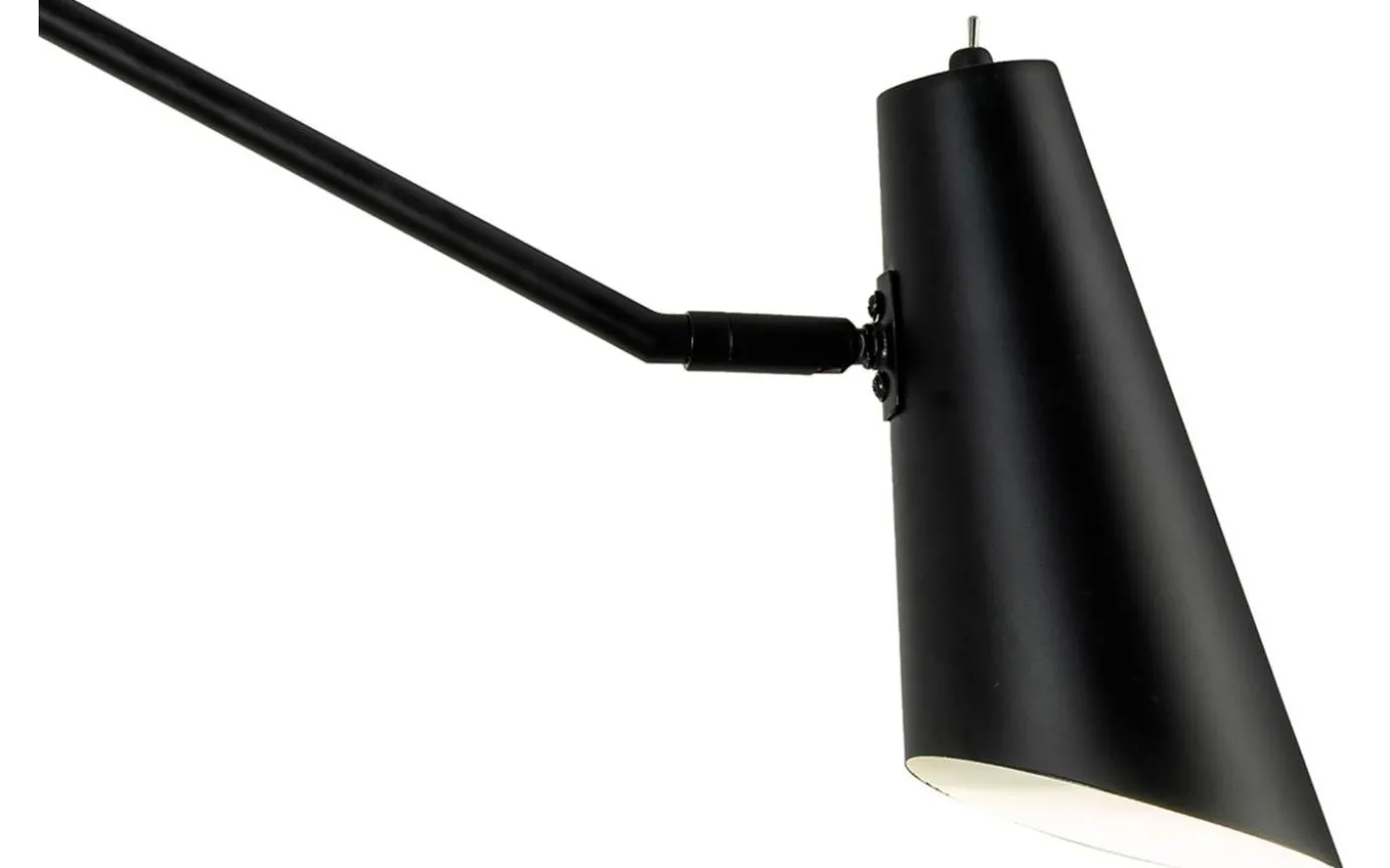 Noa Vägglampa Svart med Vikarm