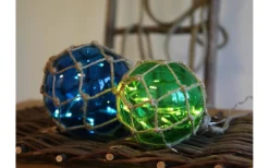 Star Trading Noah Marin Glaskula LED 12cm Grön* Inomhusdekorationer 230V