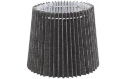 Oriva Nody Lampskärm Ø20cm Veckad Grå* Plisserade Lampskärmar