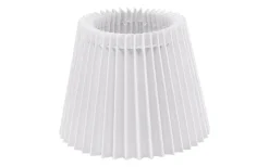 Oriva Nody Lampskärm Ø16cm Veckad Vit* Plisserade Lampskärmar