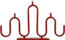 Visa Alla Adventsljusstakar|Adventsljusstakar 0-30 Cm<Globen Lighting Noel Adventsljusstake 30cm Röd