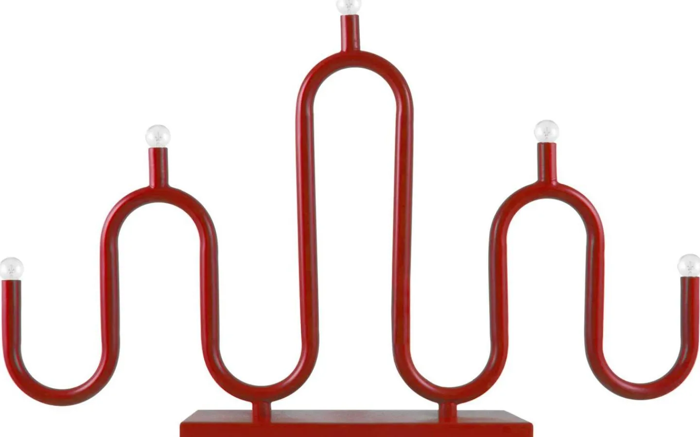 Visa Alla Adventsljusstakar|Adventsljusstakar 0-30 Cm<Globen Lighting Noel Adventsljusstake 30cm Röd