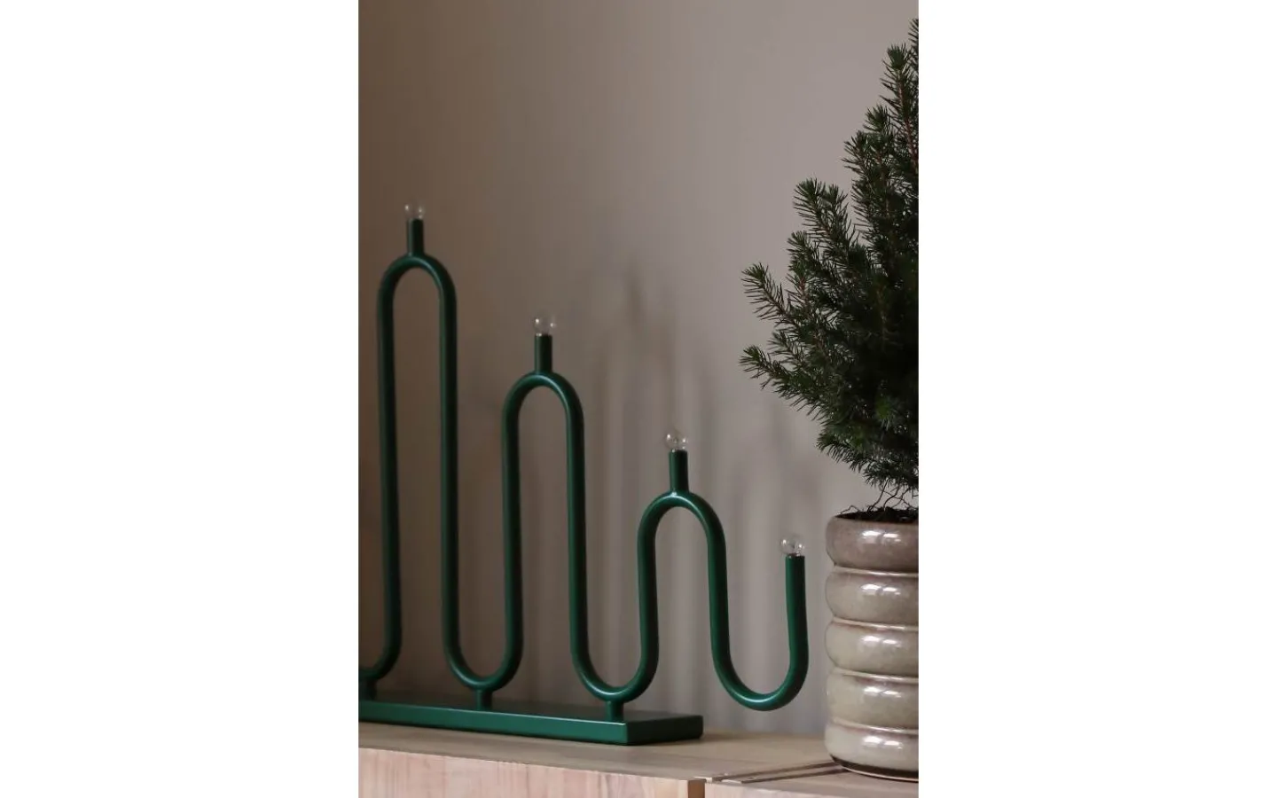 Globen Lighting Noel Adventsljusstake 39cm Grön* Visa Alla Adventsljusstakar|Adventsljusstakar 31-60 Cm