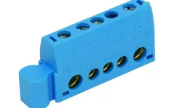 Apparatlådor & Skåp<Malmbergs Nollskena 5-pol (3x2,5 mm²+2x6-16mm²)