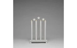 Nora Adventsljusstake 4L 44cm Grå