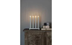 Nora Adventsljusstake 4L 44cm Grå