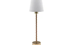 PR Home Nora Lampfot 46cm Antikmässing* Lampfötter