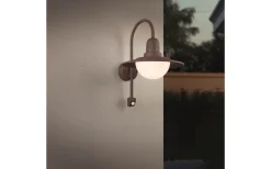 Vägglyktor|Vägglampor Utomhus<Trio Lighting Norman Vägglampa E27 rustik rörelsesensor IP44